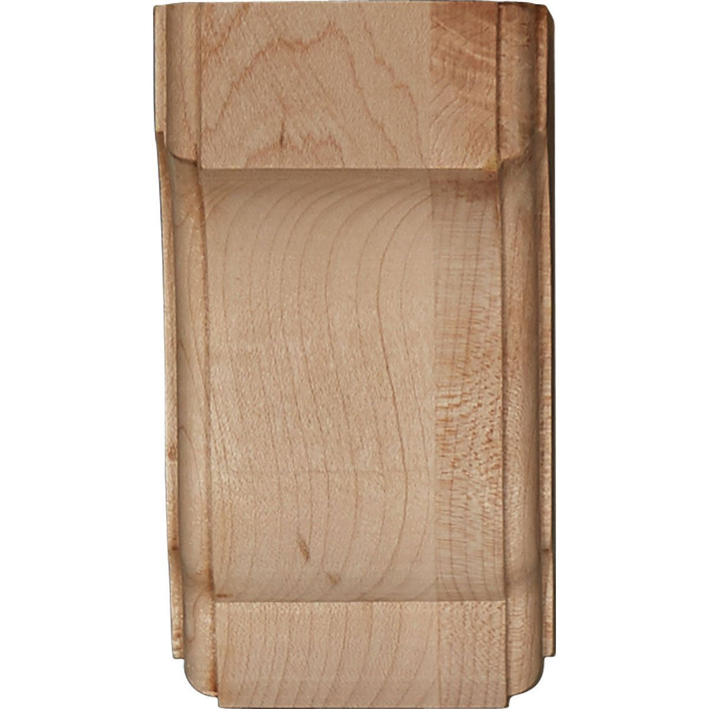 Capistrano Mission Wood Corbels, 2 1/2"W x 2 3/4"D x 4 1/2"H, Rubberwood