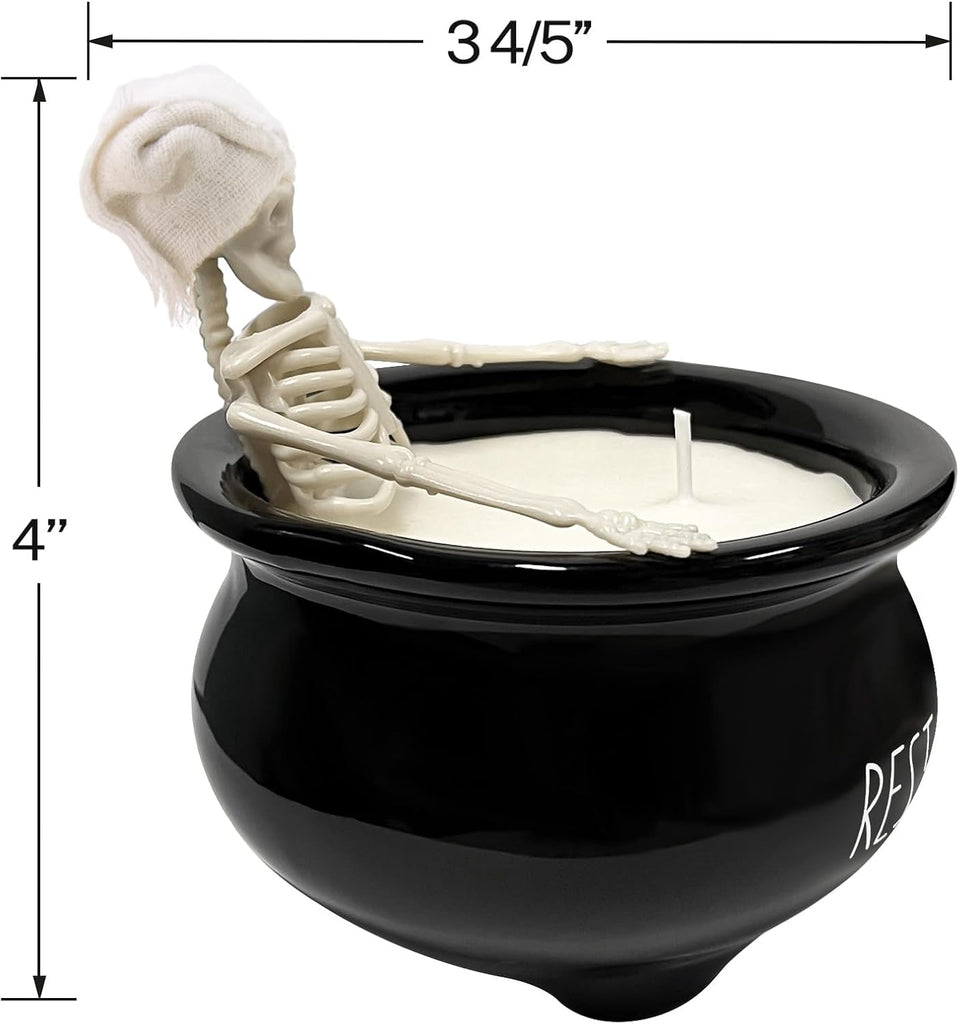 Halloween Decorations Indoor - Cute Skeleton Candles Decor - Set of 144