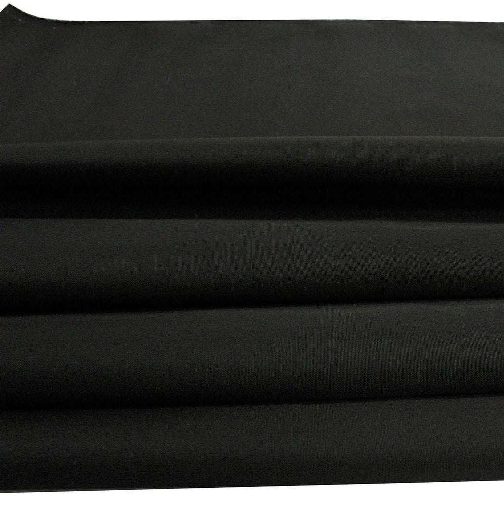 Waterproof Canvas Marine Fabric 600 Denier Indoor/Outdoor PU Backing UV Protector Black 5 Yards