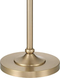 Harmony 72" High Antique Brass and Cast Glass Torchiere Floor Lamp