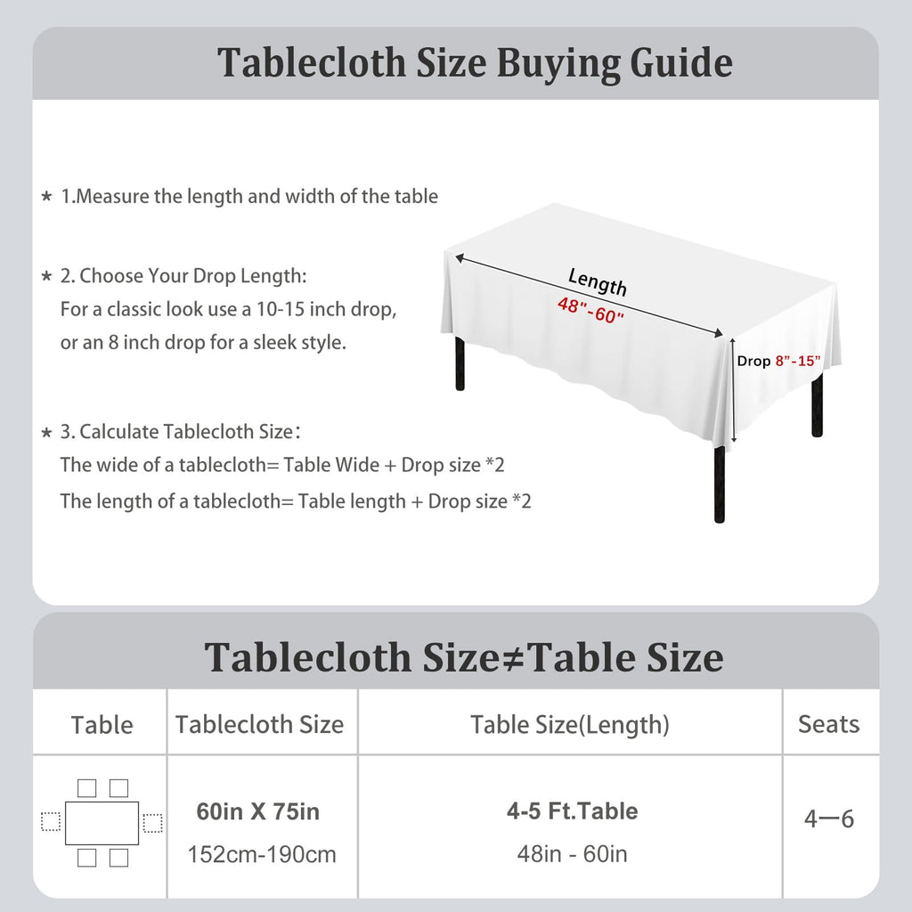 Checkered Tablecloth Rectangle Washable Buffalo Plaid Table Cloth Cotton Linen Gingham Table Cover for Picnic Kitchen