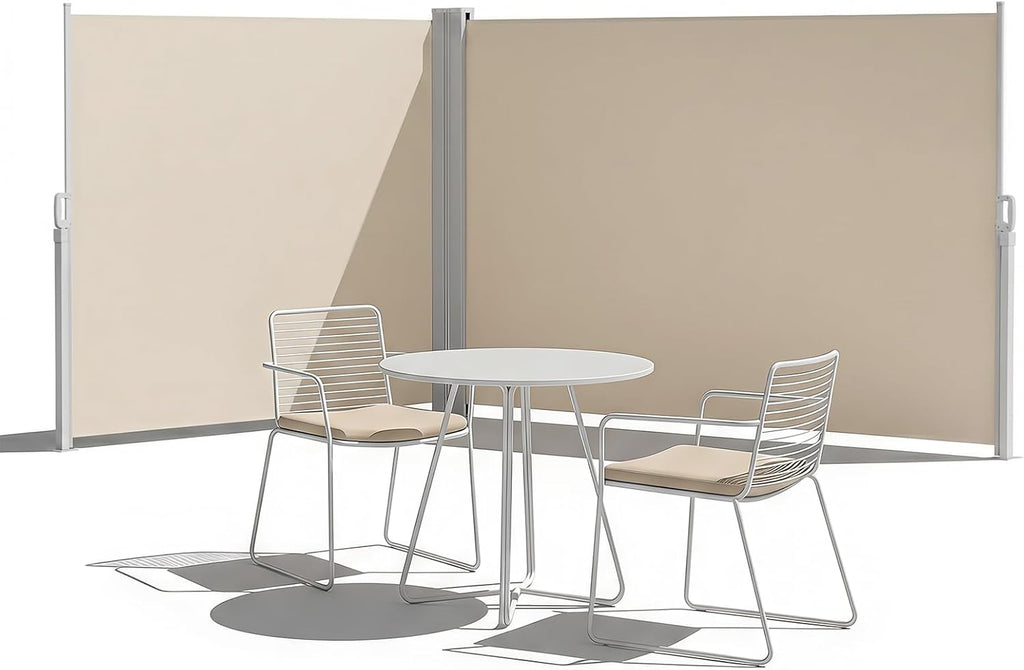 Retractable Side Awning 71" x 236" - Retractable Privacy Screen Outdoor , Waterproof UV Resistant, Outdoor Privacy
