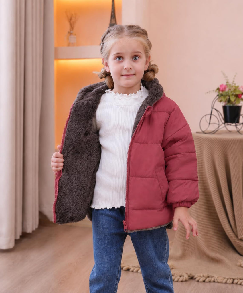 Baby Toddler Winter Coat Boys Girls Puffer Jacket with Hood