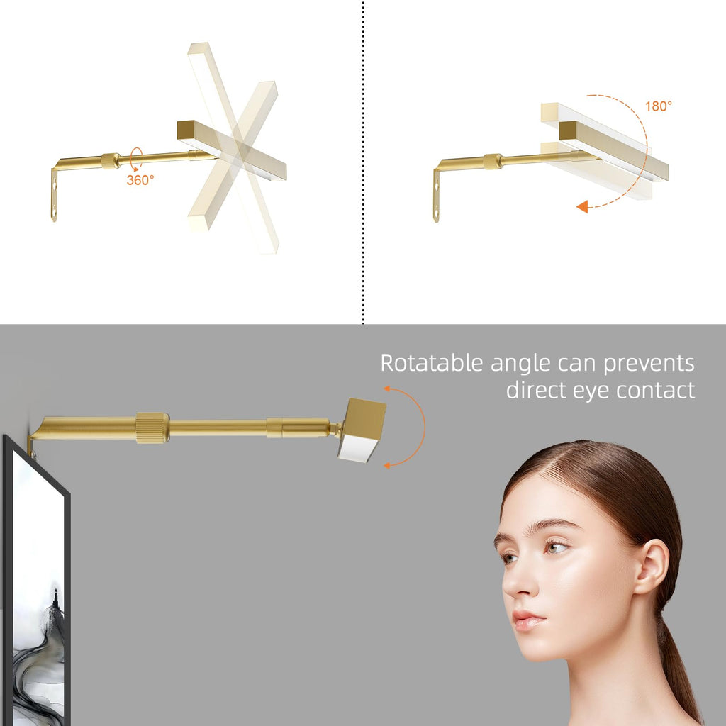 4W Plug in Picture Light for Paintings with Remote Control, 12" LED Art Display Lighting for Gallery, Dartboard