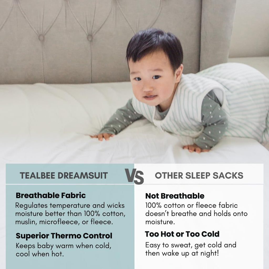 Dreamsuit: Toddler Sleep Sack with Legs, Rayon Made from Bamboo