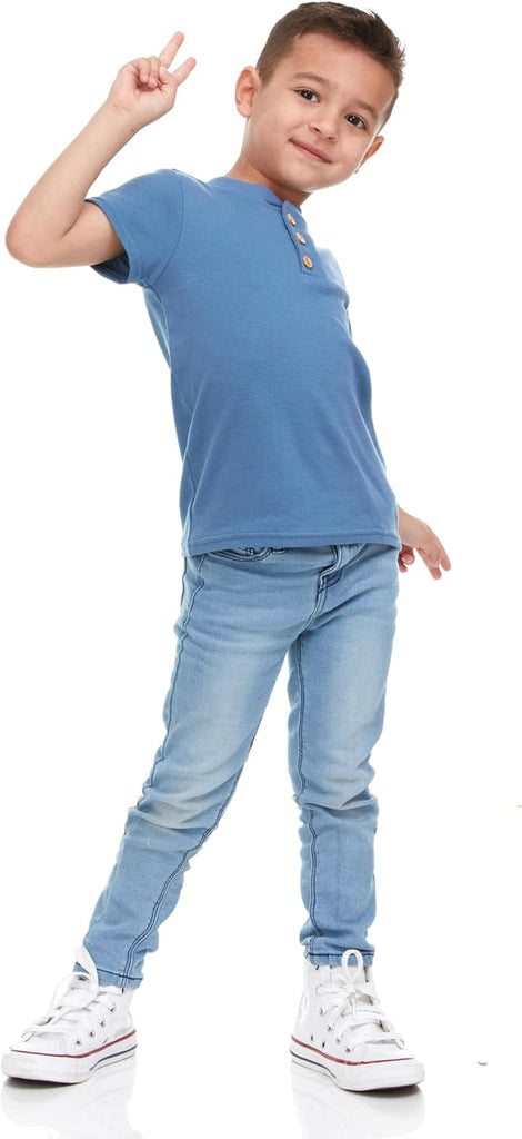 Pack Toddler/Baby Boy Short Sleeve Shirts - Premium Quality T-Shirt Tops