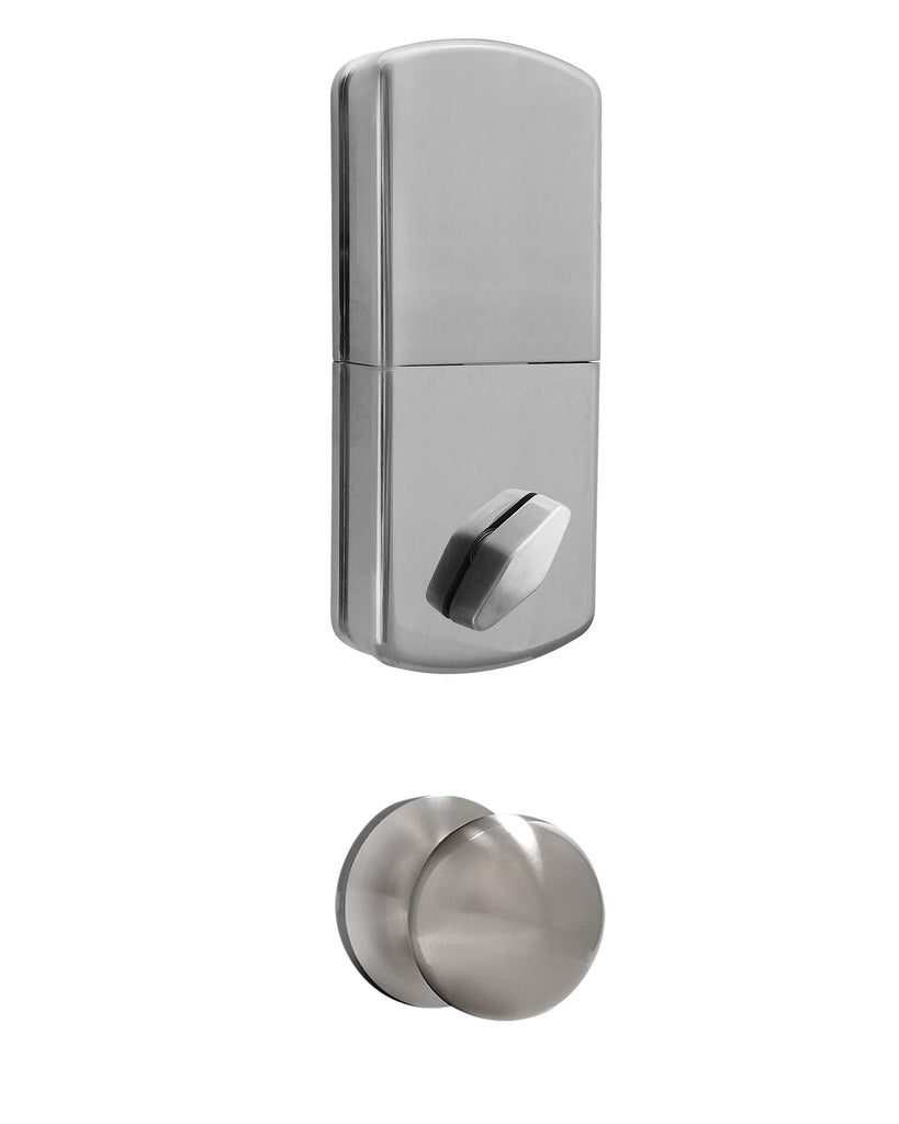 Electronic Touchpad Entry Keyless Deadbolt and Passage Knob Combo, Satin Nickel