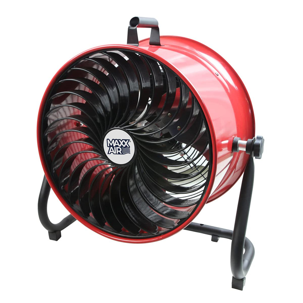 16" High Velocity Turbo Fan with Pivoting Head - Efficient Air Circulation, High-Velocity Drum Fan Ideal , Garage, or