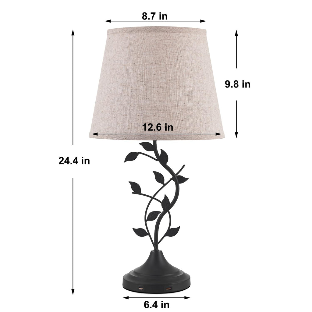 Table Lamp, Bedside Lamp, Rustic Lamp