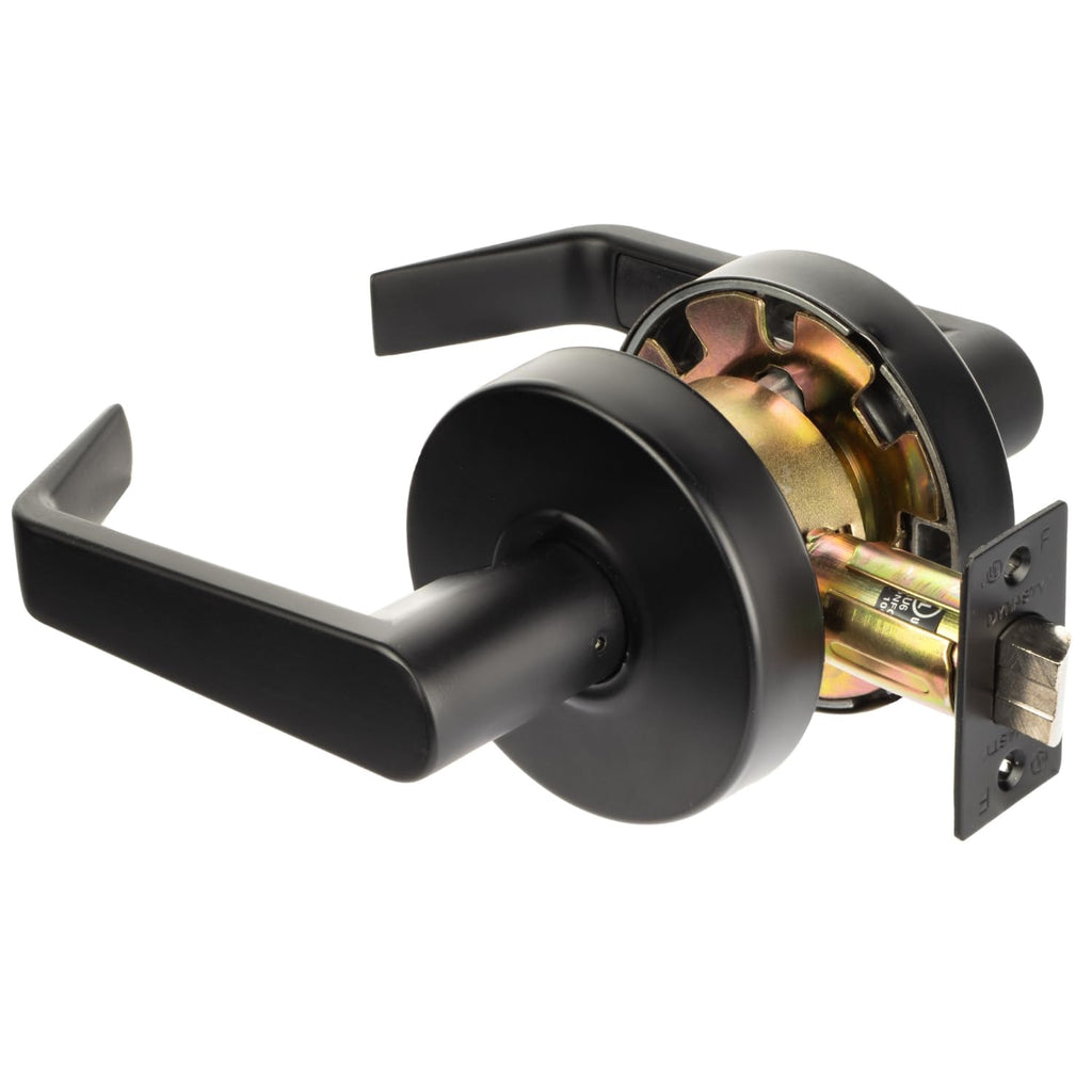 Augusta Passage Lever Set, ADA, Grade 2, Flat Black