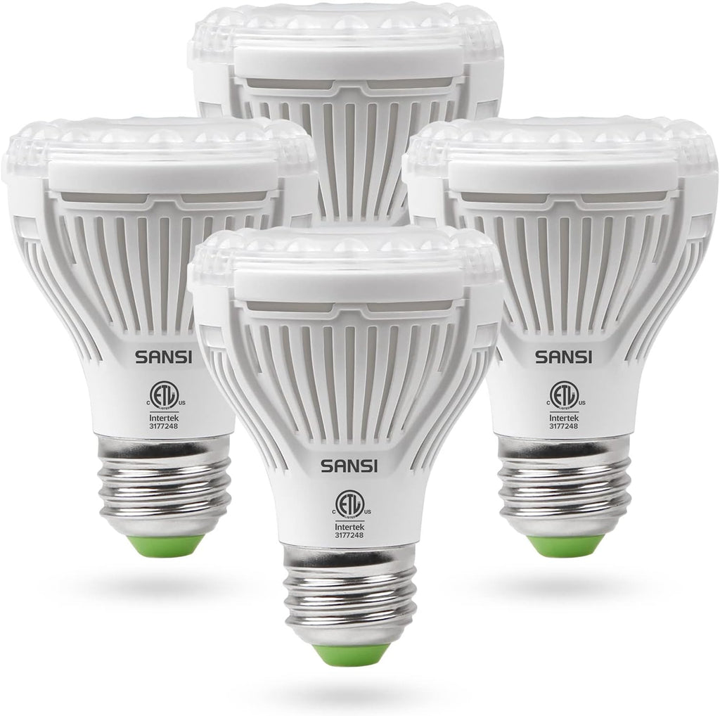 32W Grow Light Bulbs for Indoor Plants, 350W Equivalent Full Spectrum+4PACK 10W Grow Light LED Grow Light Bulb