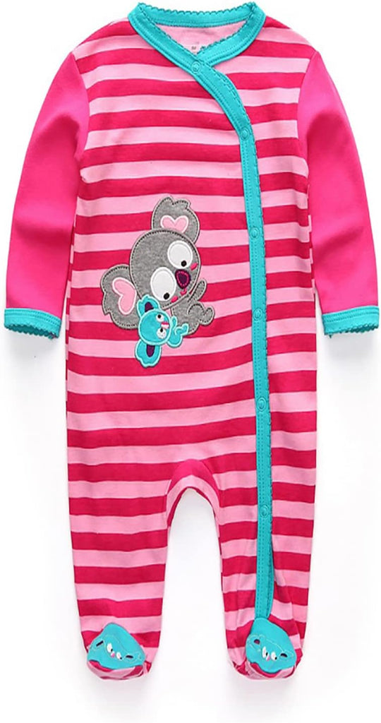 Baby and Toddler Footed One-Piece Romper Jumpsuit Cotton Baby Clothes Play Infant Girls Boys Outfits