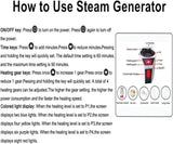 Portable Sauna Box for Home Spa Full Body, Personal Steam Sauna Tent Sauna Room with 3L 110V 1000W Steamer