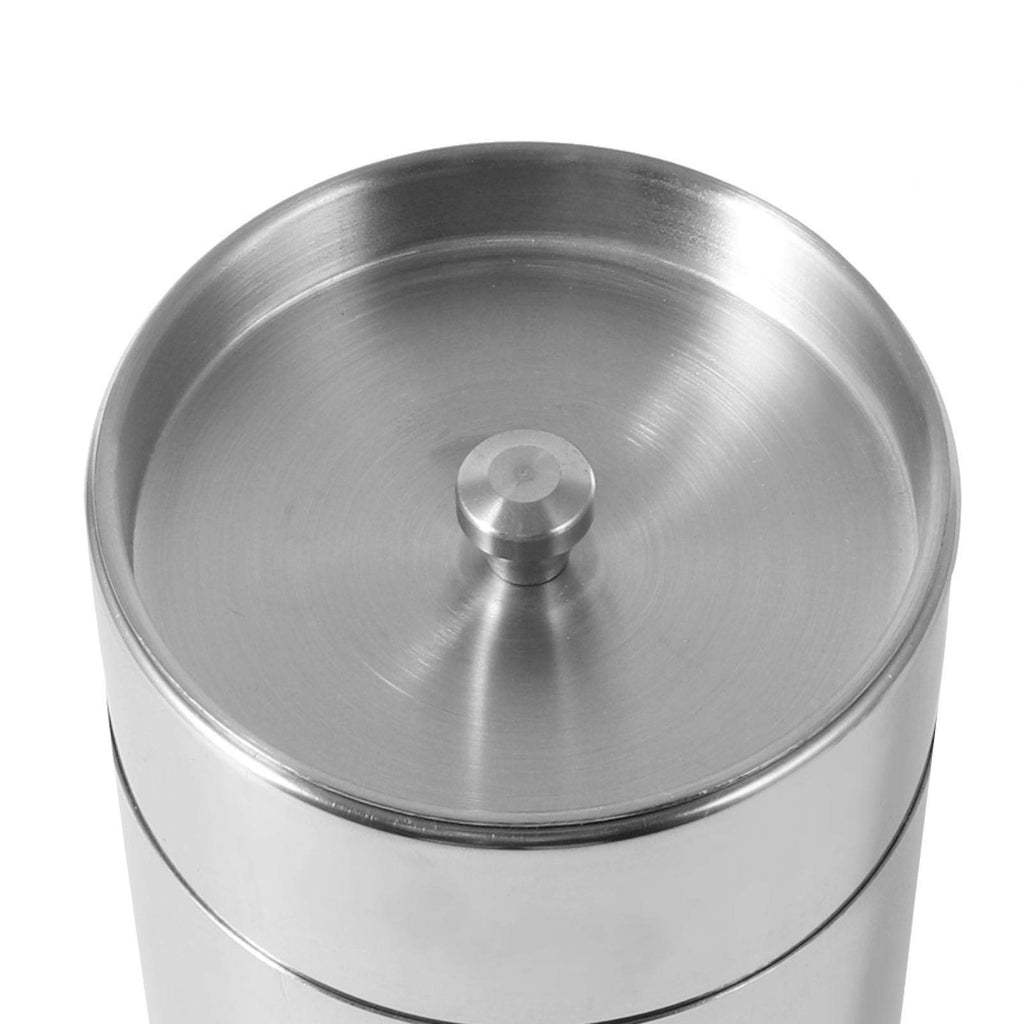 Tea Canister, Double Seal Stainless Steel Tea Tin Canister with Airtight Double Lids for Loose Tea Coffee Candy Herbs