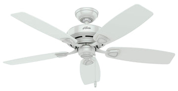 Sea Wind, Outdoor or Indoor, Ceiling Fan, No Light, 48 inch, White