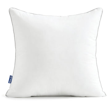 24x24 Inch Euro Pillow Inserts Pack of 1 Textured Woven Fabric Cover