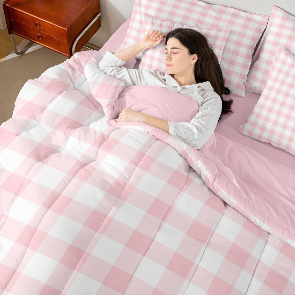 Buffalo Check Plaid Comforter Set Bed in a Bag