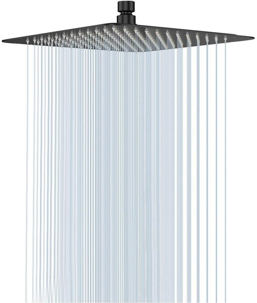 Rain Shower Head, High Flow Stainless Steel Square Rainfall Shower, Waterfall Bath Shower Body Covering