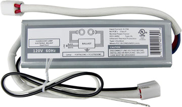 Electronic Ballast Rapid Start 120V 32W Rating 50/60Hz Fluorescent Circline Ballast Use with 2 Lamp FC8T9 (22W)