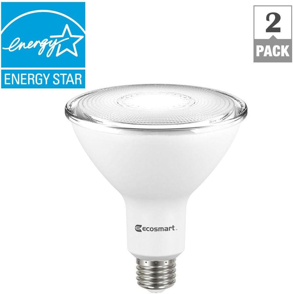 2 Pack 90W Daylight PAR38 Dimmable LED Flood Light Bulb