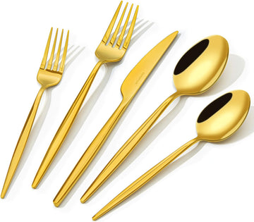 Silverware Set, Flatware Set Cutlery Set Premium 18/10 Stainless Steel