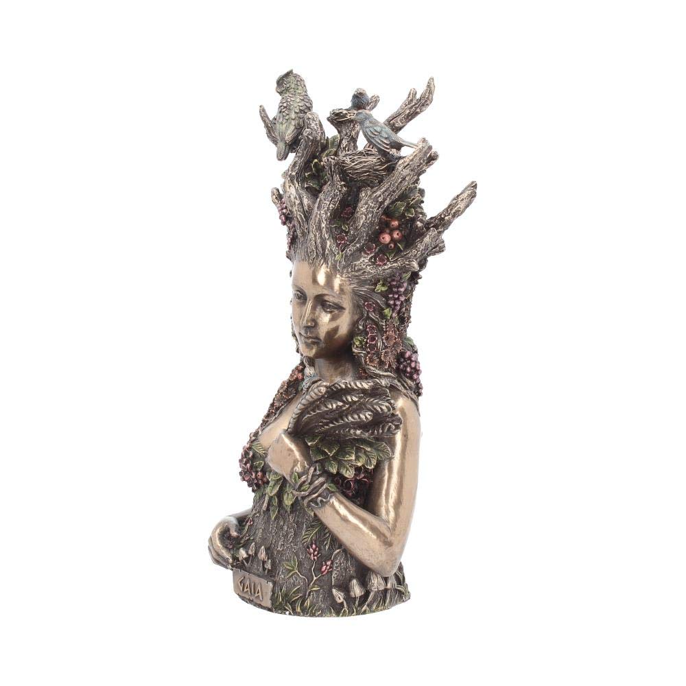 Gaia Bust Figurine 30cm Bronze