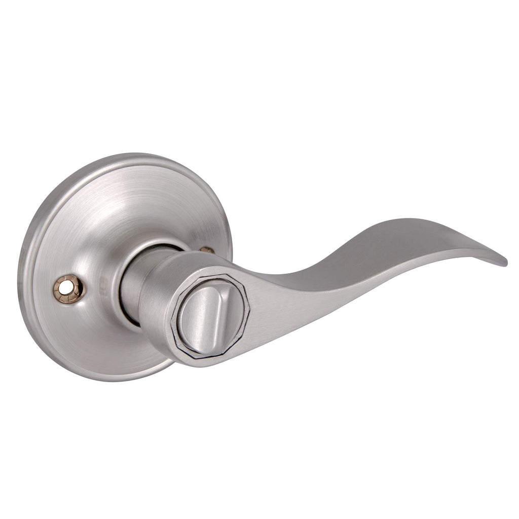 Springdale Privacy Door Lever, Satin Nickel