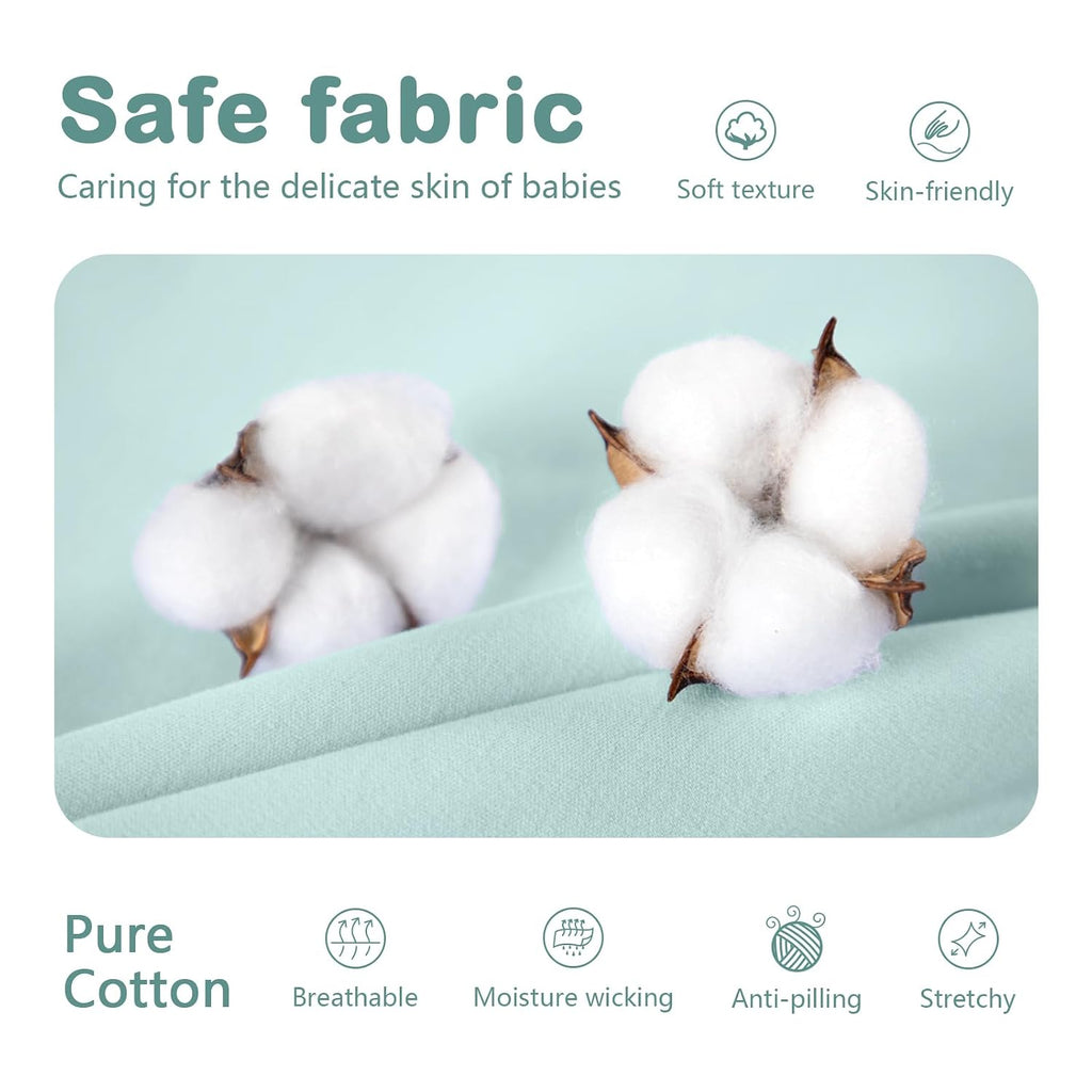 Sleep Sack Baby Winter Wearable Blanket with Way Zipper,2.5 TOG Cotton Sleep Sack Unisex (Calm Sage, )