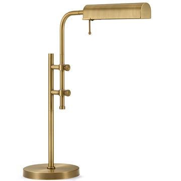 Industrial Table Lamp, Adjustable LED Desk Lamp