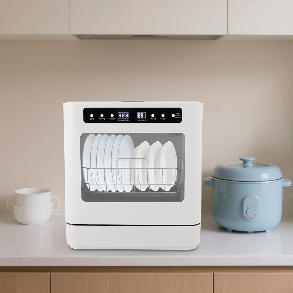 6.8L Countertop Dishwasher,Portable Mini Dishwasher Countertop