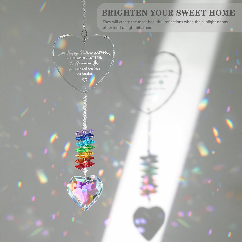 Retirement Gifts for Women, K9 Crystal Suncatcher Retirement Gift