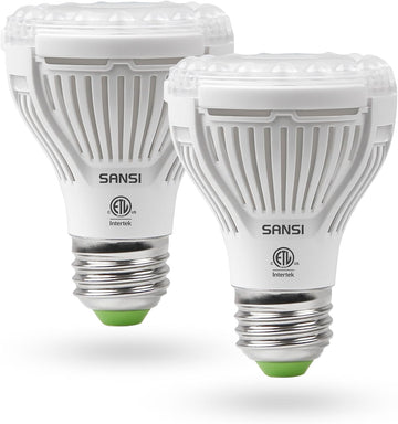 LED Grow Light Bulbs 2-Pack, 10W Full Spectrum, E26 Base, 4000K