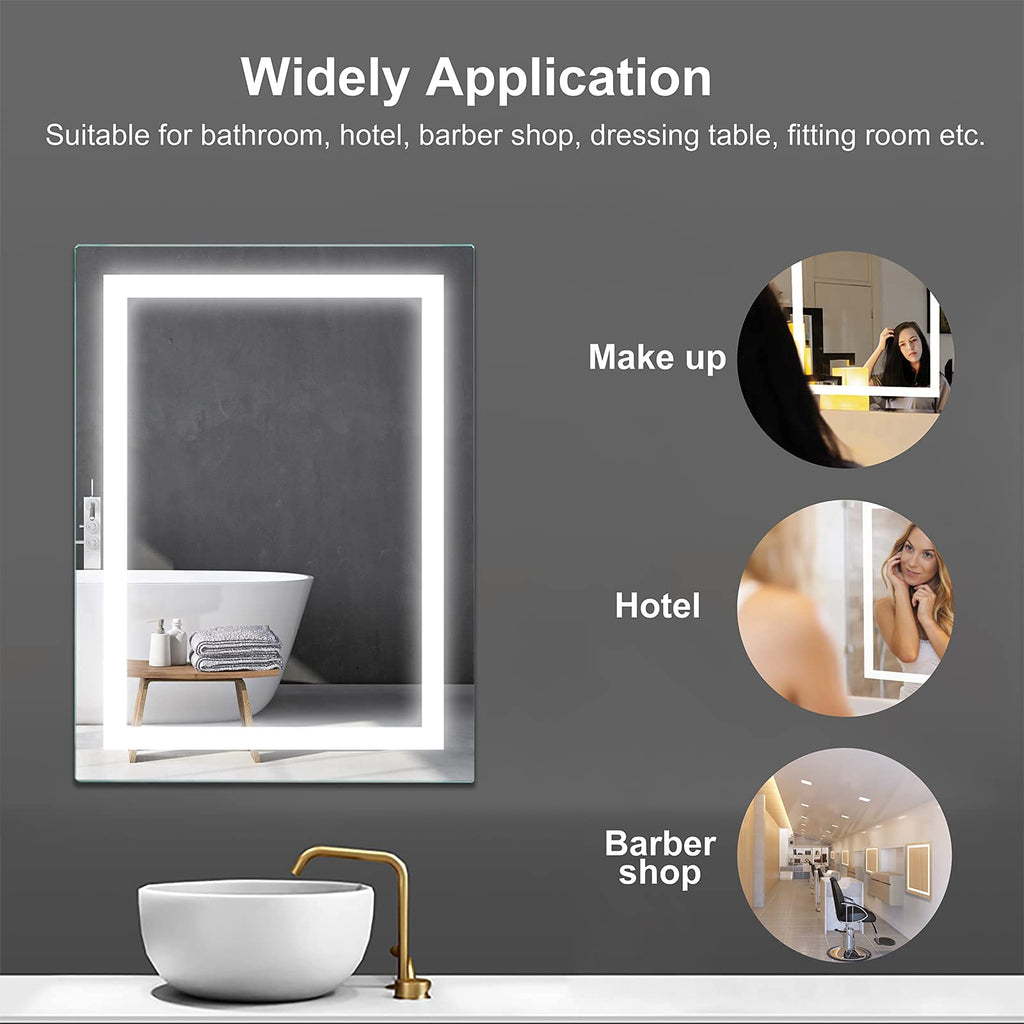 LED Bathroom Mirror, Vanity Mirror with Light for Wall 36"L x 28"W