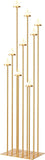 60'' Floor Candelabra Holder for 9 Arm Candlesticks,Tall Candle Holders, Gold Metal Candle Stick Holders for Pillar