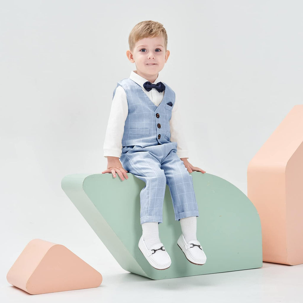Toddler Suit Boys Formal Wedding Guest Dress Outfit