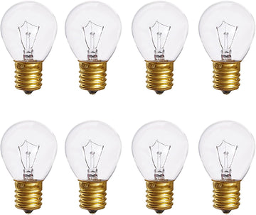 E17 25W Lava Lamp S11 Globe Light Bulb G40 Incandescent Bulb S11 Refrigerator Freezer Bulb for Lava Lamps Glitter