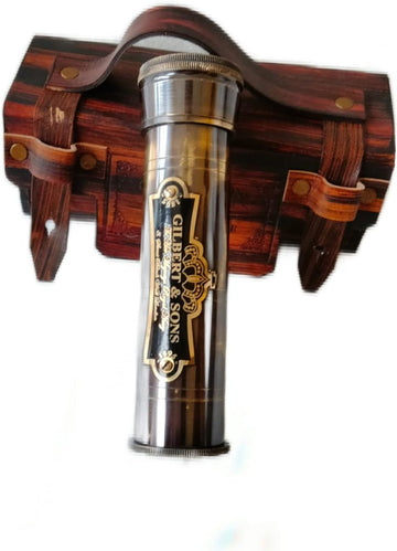 Handmade Brass Kaleidoscope Gift for Everyone with Box - Vintage Look - Antique Finish - Kaleidoscope for Friends