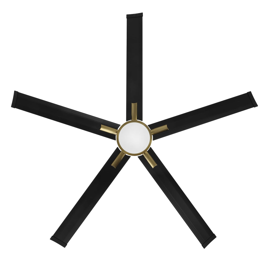 60" Smart Ceiling Fan with Light, Remote/APP Control, Dimmable LED Lights, 6-Speed DC Motor, 5 Aluminum Blades