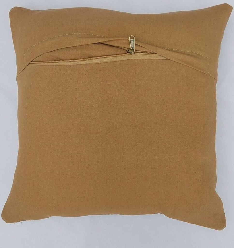 Jute kilim cushion Handmade boho throw pillow Eco-Friendly soft and stylish 18*18 inch