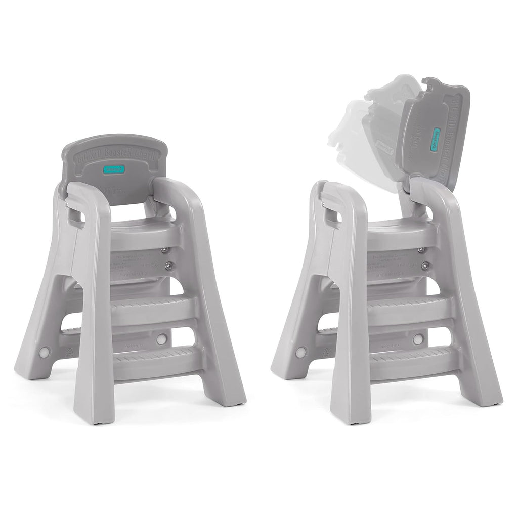 Big Kids Booster Seat, Lightweight Toddler Booster Chair for Dining Table and Kitchen, Toddler Kitchen Helper, Made