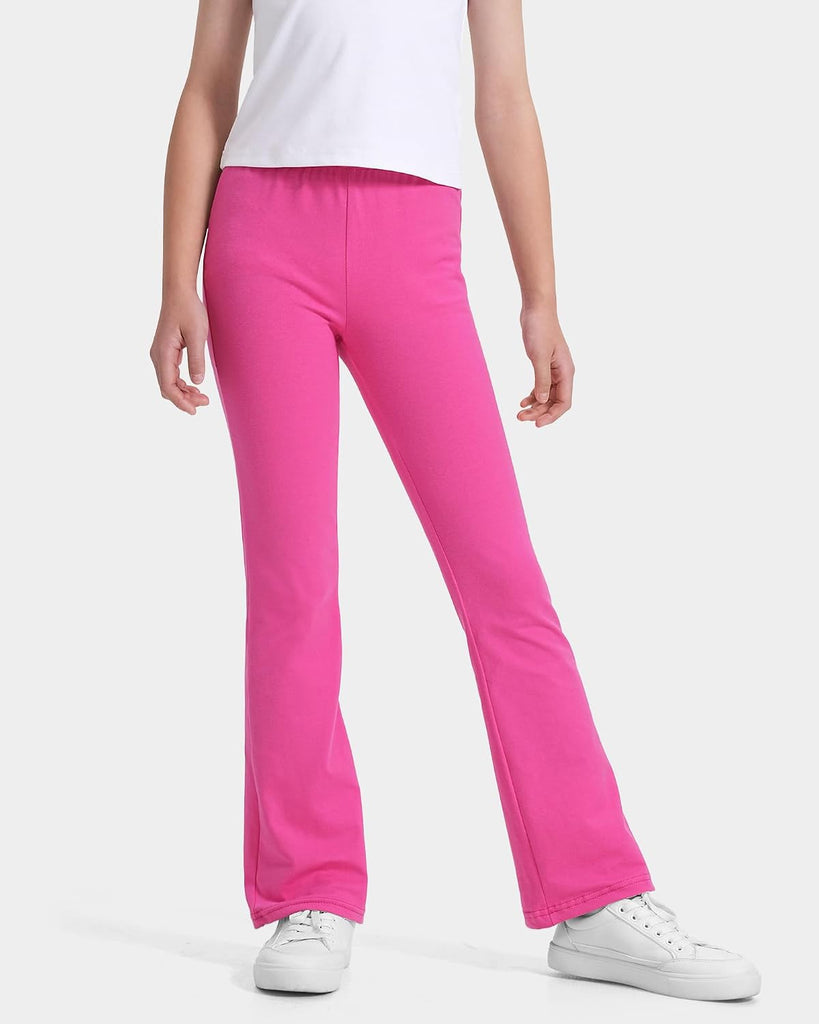 Girls Flare Leggings Kids Casual Bell Bottom Pants for Teen Girls