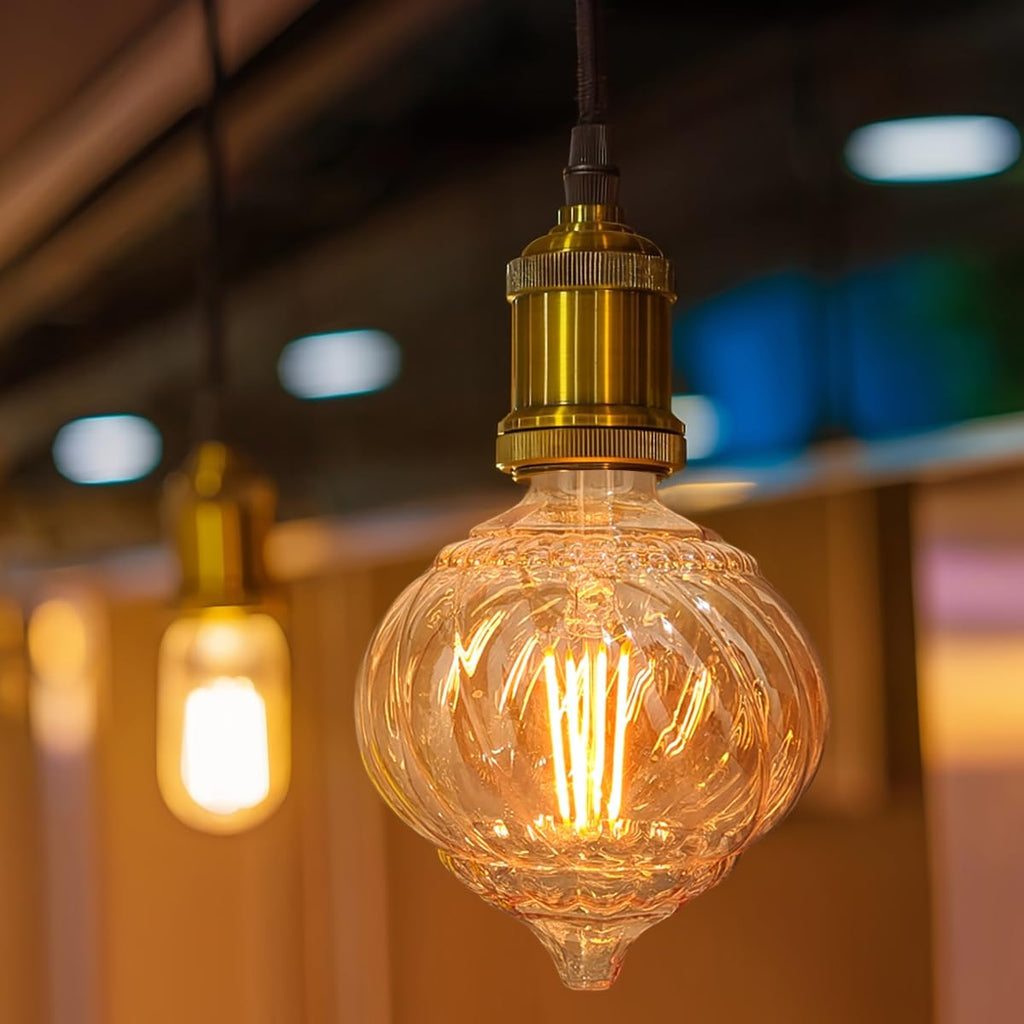 4W Filament 2700K Warm Lights,Non-Dimmable E26 Lamp Base,1-Pack