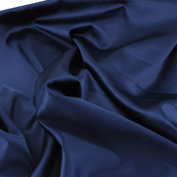 Stretch Satin Fabric Navy Color for Wedding Dress Decoration DIY Crafts 49" by 3 Yards