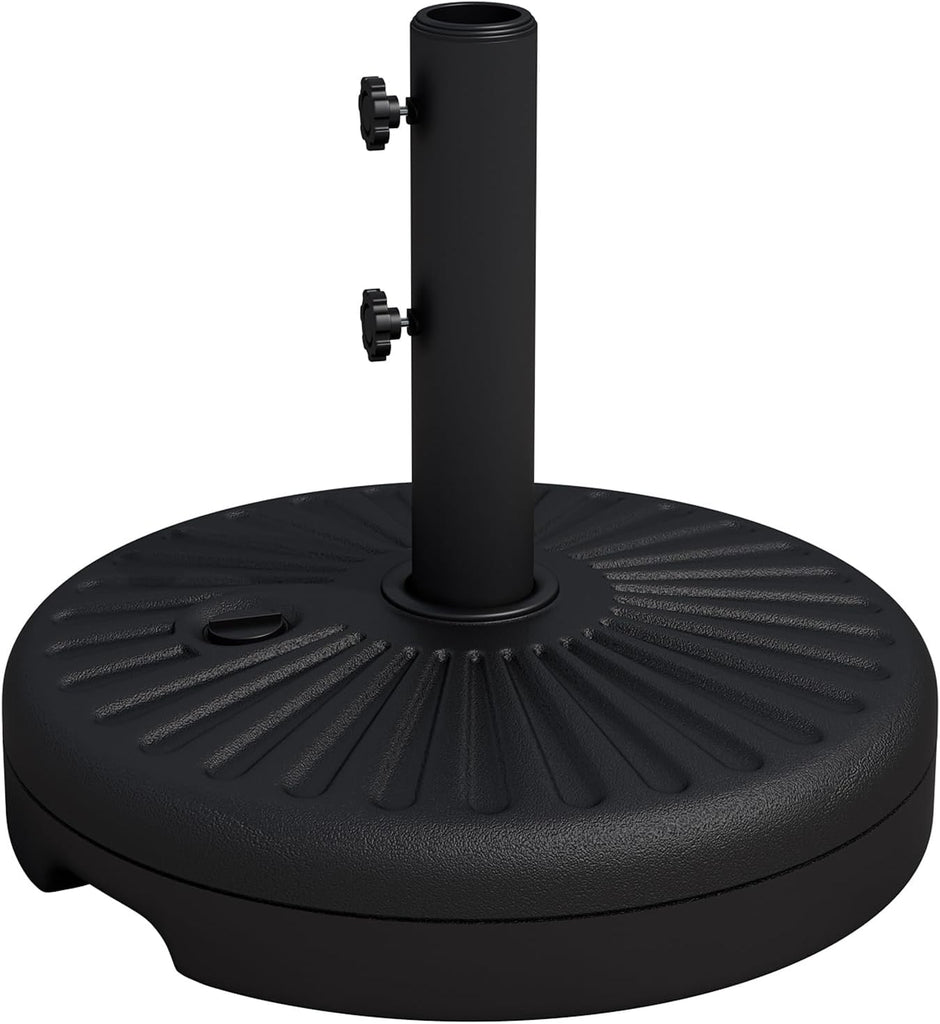 82lb Capacity Outdoor Umbrella Base Water Filled Stand, Patio Umbrella Base Stand