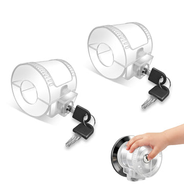 Door Knob Safety Self-locking Cover for Kids,Prevent Childproof Opening,Easy Install&Use,Child Safety Guards & Locks