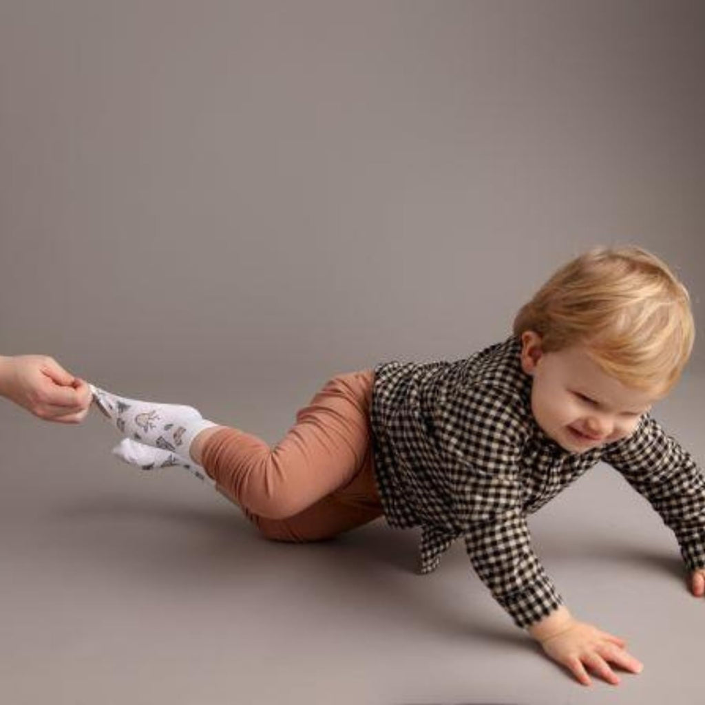 Polyester Stay-On Baby Grip Socks - US Age Camping