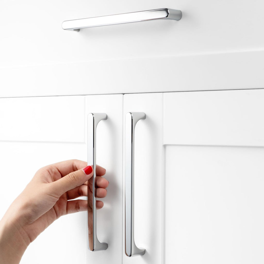 6-1/4 Inch Polished Chrome Cabinet Pull Kitchen Handle 10 Pack 3126