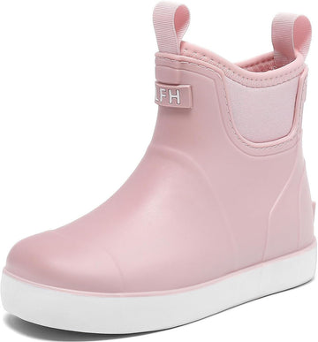 Kids Deck Boots, Waterproof Rain Boots for Girls Boys