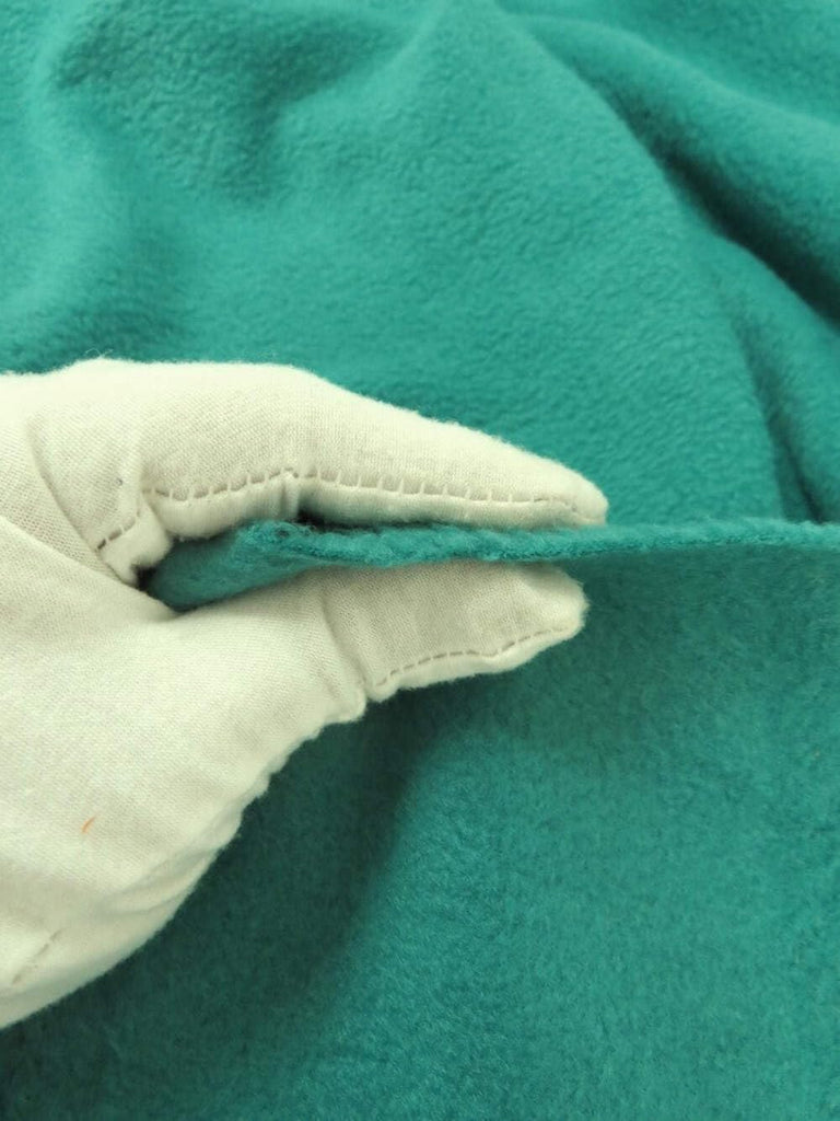 Charcoal Gray Fleece Fabric - by The Yard
