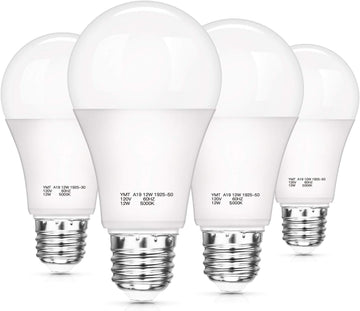 Dusk to Dawn Light Sensor Bulbs, A19 12W(100 Watt Equivalent) LED Bulbs